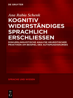 cover image of Kognitiv Widerständiges sprachlich erschließen